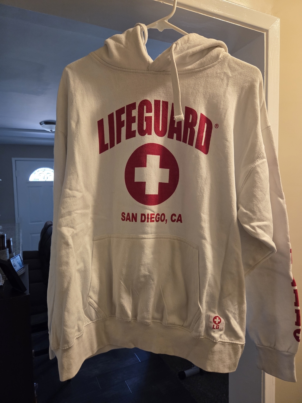 Lifeguard San Diego White Hoodie Sweater